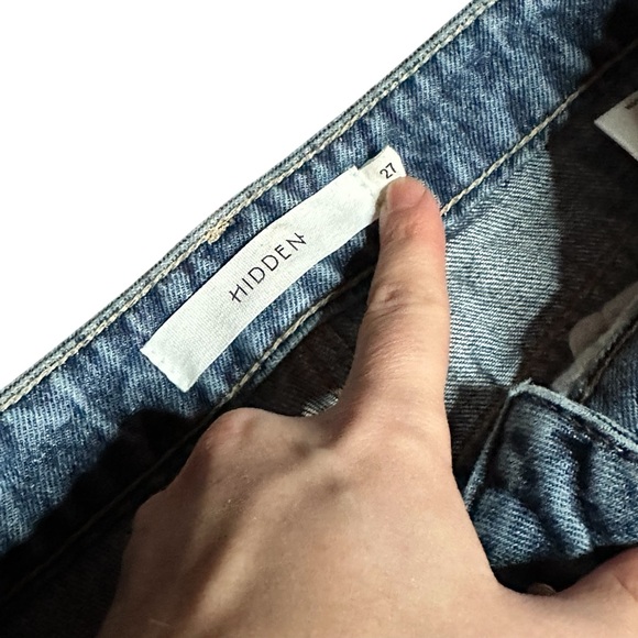Hidden Bailey Boyfriend Straight Denim Jean 27 - Picture 4 of 6